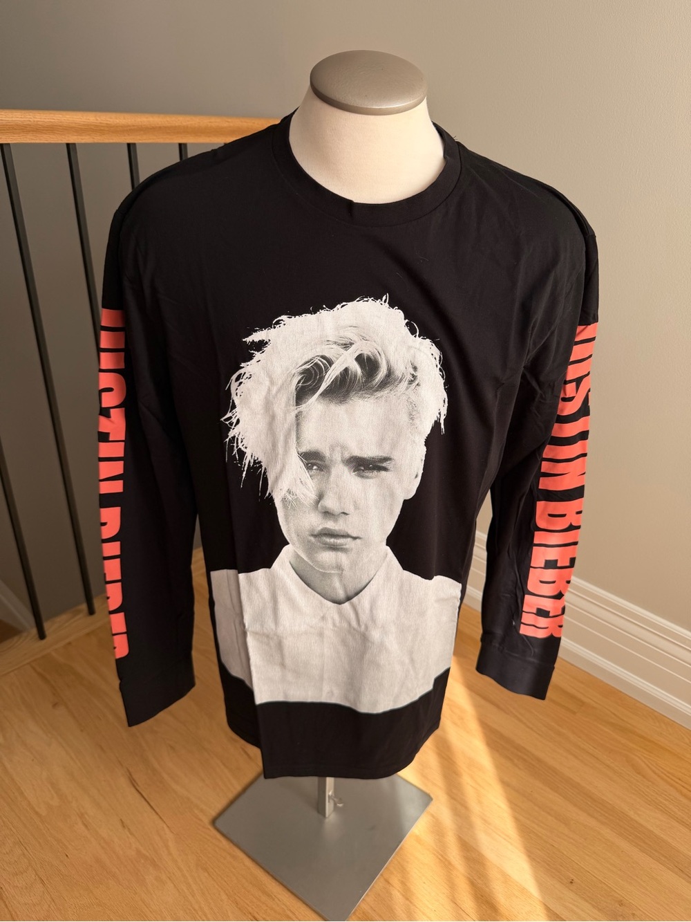 H&M x Justin Bieber Purpose Tour Black Long-Sleeve